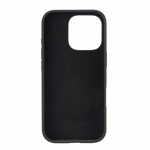 Audi Silicone Чехол iPhone 16 Pro 6.3" чёрный/чёрный жёсткий чехол AU-LSRIP16P-Q3/D1-BK
