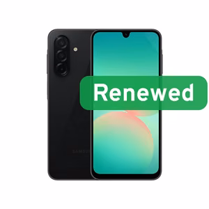 Восстановленный Samsung Galaxy A26 5G, класс A, 128 ГБ, чёрный, 6,7″, Android