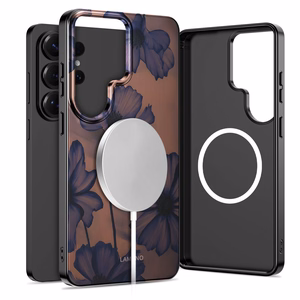 Tech-Protect Lamano MagSafe Ümbris for Samsung Galaxy S26 Ultra - pruun and lilla