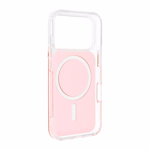 Case for iPhone 17 Pro / 18 Pro (low camera edge) Clear Fusion Mag Cover compatible with MagSafe hermes orange