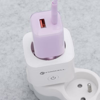 FORCELL F-ENERGY EU02 Smart Plug 230V with WiFi, programmer and Tuya/Amazon Alexa support - valge