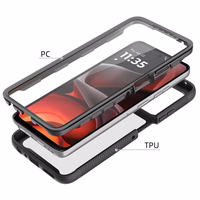 Tech-Protect Defense Ümbris jaoks Motorola Moto G56 5G - Must