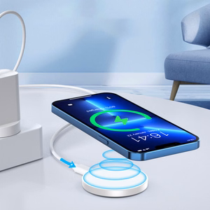 MagSafe Choetech T603-F inductive laadija with hoidja - valge