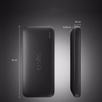 SBS Infinity Power Bank 10000mAh 10W LiFePo₄ USB-A USB-C - must