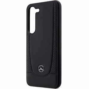 Mercedes Leather Urban ümbris jaoks Samsung Galaxy S23 FE - must