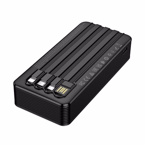Borofone Akupank 20000mAh BJ84A Smooth - USB - with USB, Type C, Lightning and Micro USB cables must