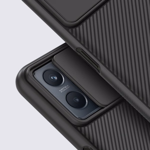 Nillkin CamShield PC Ümbris jaoks Realme 9i must