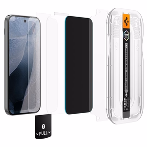 Spigen Glas.tR EZ Fit Pro HD 2 privaatsusfunktsiooniga karastatud klaasi komplekt mudelitele Google Pixel 10 / 11