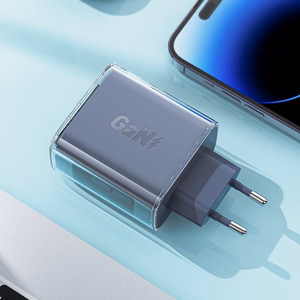 Acefast GaN Laadija 65W 3 ports (1xUSB, 2xUSB C) roheline (A45)