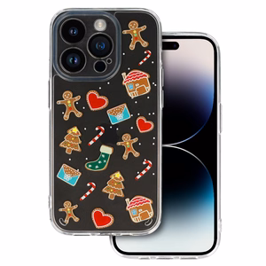 TEL PROTECT Christmas Ümbris jaoks Samsung S23 FE Design 2 Clear