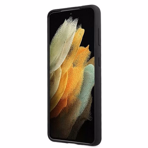 Mercedes Silicone Line чехол для Samsung Galaxy S21 - чёрный