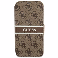 Guess GUBKP13L4GDBR iPhone 13 Pro / 13 6.1" pruun/pruun raamat 4G Stripe