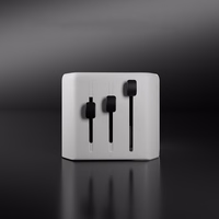 SBS TEADAPTUSBTCUNI USB-C USB-A Universal Travel Adapter - Valge