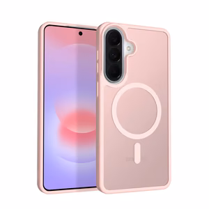 Чехол Crong Hybrid Matte Magnetic MagSafe для Samsung Galaxy A37 / A36, розовый
