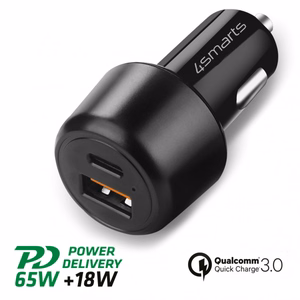 Автомобильное зарядное устройство VoltRoad Ultimate 83W с PD и QC черный