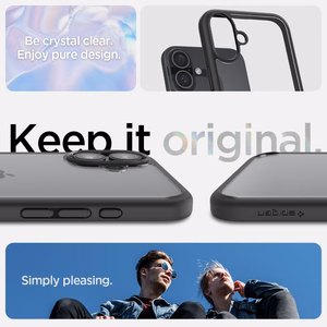 SPIGEN ümbris ULTRA HYBRID jaoks IPHONE 16 matte must