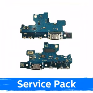 Laadimispesa ühilduv Samsung G770 S10 Lite koos flex-kaabliga / hõbedane originaal (Service Pack)