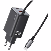 Võrgulaadija USAMS JC Series CC266 65W GaN Fast Charger 2xUSB-C 1xUSB-A must