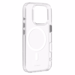 Liavec Glossy Magsafe Clear Ümbris do Iphone 16 Pro valge