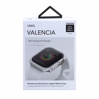 Uniq Valencia ümbris Apple Watch 4 / 5 / 6 / SE 40mm jaoks - hõbedane