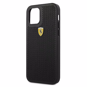 Ferrari FESPEHCP12LBK iPhone 12 Pro Max 6.7" must/must kõvakott On Track perforeeritud