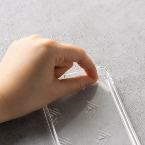 Ringke Fusion Design soomustatud kaane geelraamiga iPhone 14 Plus läbipaistev (lilla roosa) (FD637E29)