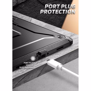 Supcase Unicorn Beetle Pro ümbris Samsung Galaxy Tab A11+ jaoks - must