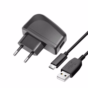 Charger Blue Star Lite 10W USB-A + USB-A to USB-C cable black