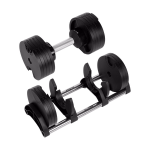 REBEL ACTIVE reguleeritav malmist hantel, 36 kg, 2 kg sammuga