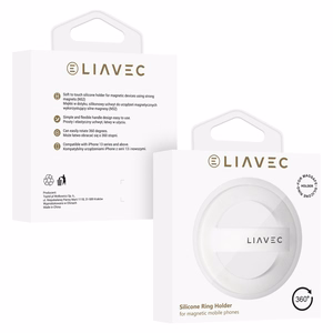 Liavec Ring Magsafe valge
