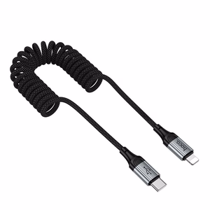 Кабель USB C to Lightning Hoco PD 2,4A 1,5 м X121 чёрный