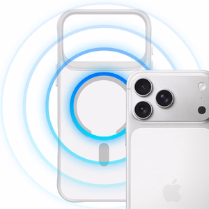 Чехол 3mk Smoke MagCase для iPhone 17 Pro — белый полупрозрачный