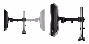 ARCTIC Z1 Monitor Arm 38"/34" koos USB Jaotur, Desk Mount