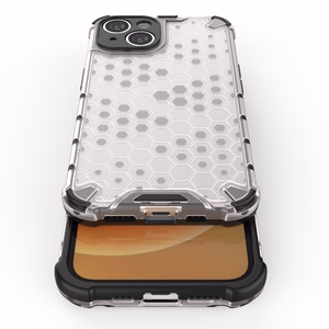 Honeycomb ümbris iPhone 14 soomustatud hübriidkate must