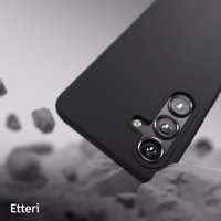 Etteri Silikoon Mag ümbris for Samsung Galaxy S25 Edge must