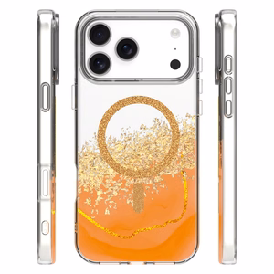 Epoxy Mag ümbris iPhone 17 Pro Max 6,9'' oranž