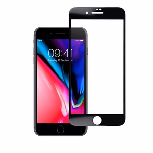 Закалённое стекло для iPhone 7 / 8 PLUS (full glue) Blue Star 5D чёрное