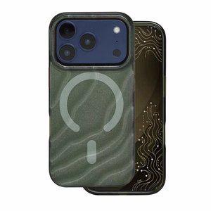 Tecto Shield Desert Mag ümbris mudelile iPhone 17 Pro 6,3" / iPhone 18 Pro 6,3", tume oliivroheline