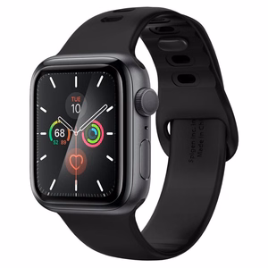 Spigen ProFlex EZ Fit hübriidklaas Apple Watch 4/5/6/SE (44 mm) jaoks