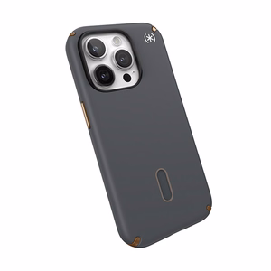 Speck Presidio2 Pro ClickLock MagSafe ümbris seadmele iPhone 15 Pro, söehall ja külmpronkjas