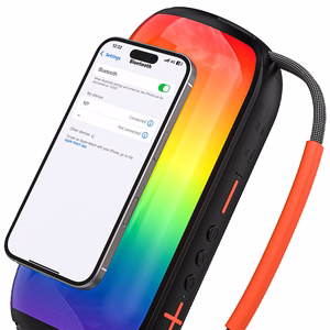 Dudao Y21 juhtmevaba kõlar RGB taustavalgustusega Bluetooth 5.3 - must