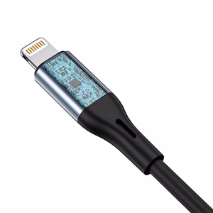 VFAN L05 Lightning–3,5 mm mini jack AUX-kaabel, 1 m, hall