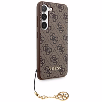 Guess 4G Charms Collection ümbris jaoks Samsung Galaxy A35 - brown