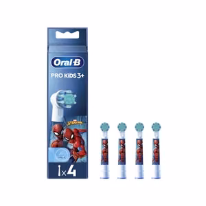 Oral-B EB10 Spider-Man – asendusharjapead, lastele, 4 tk