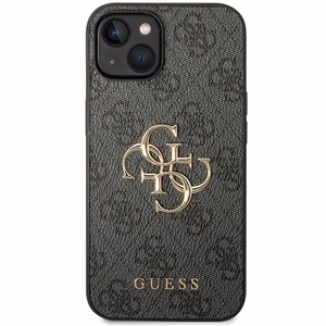 Guess 4G Big Metal Logo iPhone 15 Ümbris - hall