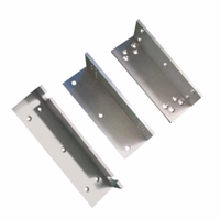 L-Shaped Door Bracket Jaoks Electromagnetic Lock, 238x32x54mm
