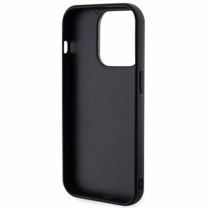 KARL LAGERFELD ümbris jaoks IPHONE 15 Pro KLHCP15L3DMBKCK (3D Logo Glitter) must