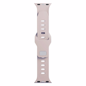 3mk silikoonrihm Apple Watchile, 38/40/41/42 mm, Latte, väike suurus