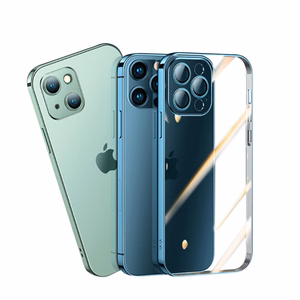 Joyroom Chery Mirror Чехол для iPhone 13 Pro металлическая рамка серебряный (JR-BP908 silver)