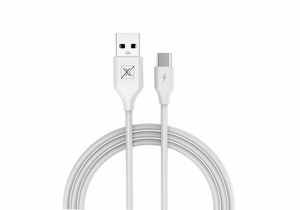 MX SET CABLE 2.4A/TYPE-C/1M WHITE